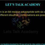 34. Proinsulin is an 84 residue polypeptide with six cysteines. How many different disulfide combinations are possible?