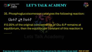 IIT JAM Biotechnology Previous Year Question paper Topic Biochemistry