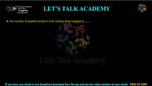 IIT JAM Biotechnology Previous Year Question paper Topic Biochemistry