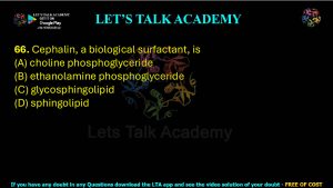IIT JAM Biotechnology Previous Year Question paper Topic Biochemistry