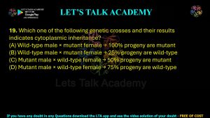 IIT JAM Biotechnology Previous Year Question paper Topic Genetics