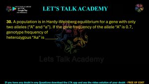 IIT JAM Biotechnology Previous Year Question paper Topic Genetics