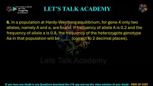 IIT JAM Biotechnology Previous Year Question paper Topic Genetics