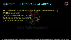 IIT JAM Biotechnology Previous Year Question paper Topic Biotechniques