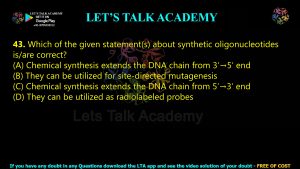 IIT JAM Biotechnology Previous Year Question paper Topic Wise