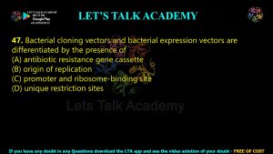 IIT JAM Biotechnology Previous Year Question paper Topic Biotechniques