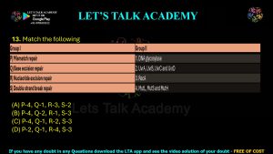 IIT JAM Biotechnology Previous Year Question paper Topic Molecular Biology