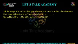 IIT JAM Biotechnology Previous Year Question paper Topic chemistry