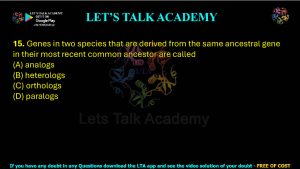 IIT JAM Biotechnology Previous Year Question paper Topic Wise