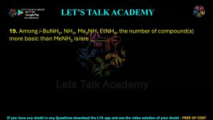 IIT JAM Biotechnology Previous Year Question paper Topic chemistry