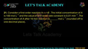 IIT JAM Biotechnology Previous Year Question paper Topic chemistry