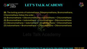IIT JAM Biotechnology Previous Year Question paper Topic chemistry