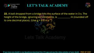 IIT JAM Biotechnology Previous Year Question paper Topic Physics