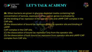 IIT JAM Biotechnology Previous Year Question paper Topic Molecular Biology