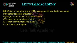 IIT JAM Biotechnology Previous Year Question paper Topic Evolution and Ecology