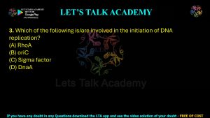 IIT JAM Biotechnology Previous Year Question paper Topic Molecular Biology