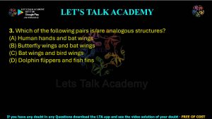 IIT JAM Biotechnology Previous Year Question paper Topic Evolution and Ecology