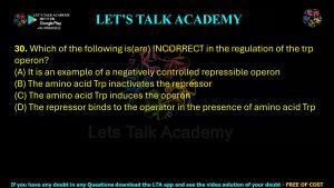 IIT JAM Biotechnology Previous Year Question paper Topic Molecular Biology