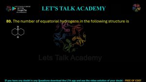 IIT JAM Biotechnology Previous Year Question paper Topic chemistry