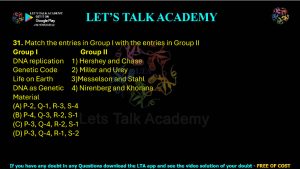 IIT JAM Biotechnology Previous Year Question paper Topic Wise