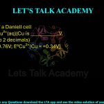 31. The E° value of a Daniell cell Zn|Zn²⁺(aq)||Cu²⁺(aq)|Cu is ______ V, rounded off to two decimal places. The given standard reduction potentials are E°(Zn²⁺/Zn) = −0.76 V and E°(Cu²⁺/Cu) = +0.34 V.
