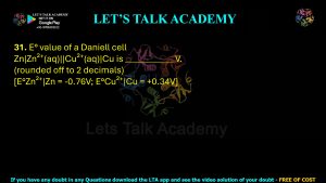 IIT JAM Biotechnology Previous Year Question paper Topic chemistry