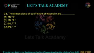 IIT JAM Biotechnology Previous Year Question paper Topic Physics