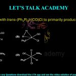 36. H2 reacts with trans-(Ph3P)2Ir(CO)Cl to primarily produce _____.