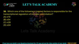 IIT JAM Biotechnology Previous Year Question paper Topic Molecular Biology
