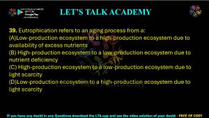 IIT JAM Biotechnology Previous Year Question paper Topic Evolution and Ecology