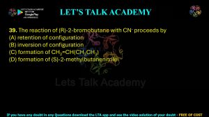 IIT JAM Biotechnology Previous Year Question paper Topic chemistry