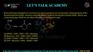 IIT JAM Biotechnology Previous Year Question paper Topic chemistry