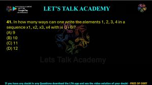 IIT JAM Biotechnology Previous Year Question paper Topic Mathematics
