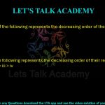 92. Which one of the following represents the decreasing order of their respective pKa values? (i) HCOOH (ii) CH₃COOH (iii) ClCH₂COOH (iv) CF₃COOH Which one of the following represents the decreasing order of their respective 𝑝𝐾𝑎 values? (A) i > ii > iii > iv (B) ii > i > iii > iv (C) iv > iii > i > ii (D) iv > iii > ii > i