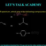 46. In the ¹H NMR spectrum, which one of the following compounds will show a triplet?