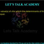47. Select the value(s) of x for which the determinants of the two matrices are equal. (A) √3 (B) 3 (C) −1 (D) −√3