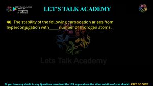IIT JAM Biotechnology Previous Year Question paper Topic chemistry