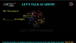 IIT JAM Biotechnology Previous Year Question paper Topic Mathematics