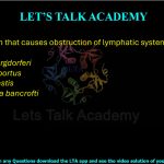 6. An organism that causes obstruction of lymphatic system in humans is ____.  (A) Borrelia burgdorferi (B) Brucella abortus (C) Yersinia pestis (D) Wuchereria bancrofti
