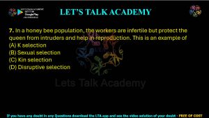 IIT JAM Biotechnology Previous Year Question paper Topic Evolution and Ecology