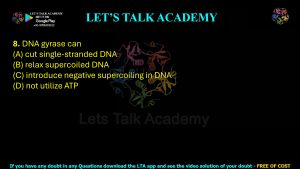 IIT JAM Biotechnology Previous Year Question paper Topic Molecular Biology