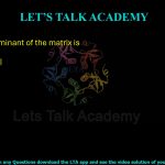 58. Find the determinant of the following matrix: | 1   3   0 | | 2   6   4 | | −1   −1   2 |