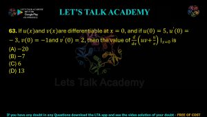 IIT JAM Biotechnology Previous Year Question paper Topic Mathematics