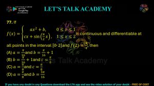 IIT JAM Biotechnology Previous Year Question paper Topic Mathematics