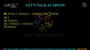 IIT JAM Biotechnology Previous Year Question paper Topic Mathematics