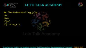 IIT JAM Biotechnology Previous Year Question paper Topic Mathematics