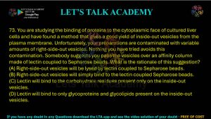 CSIR NET Life Science Previous Year Questions on METHODS IN BIOLOGY – Video and Text Solutions