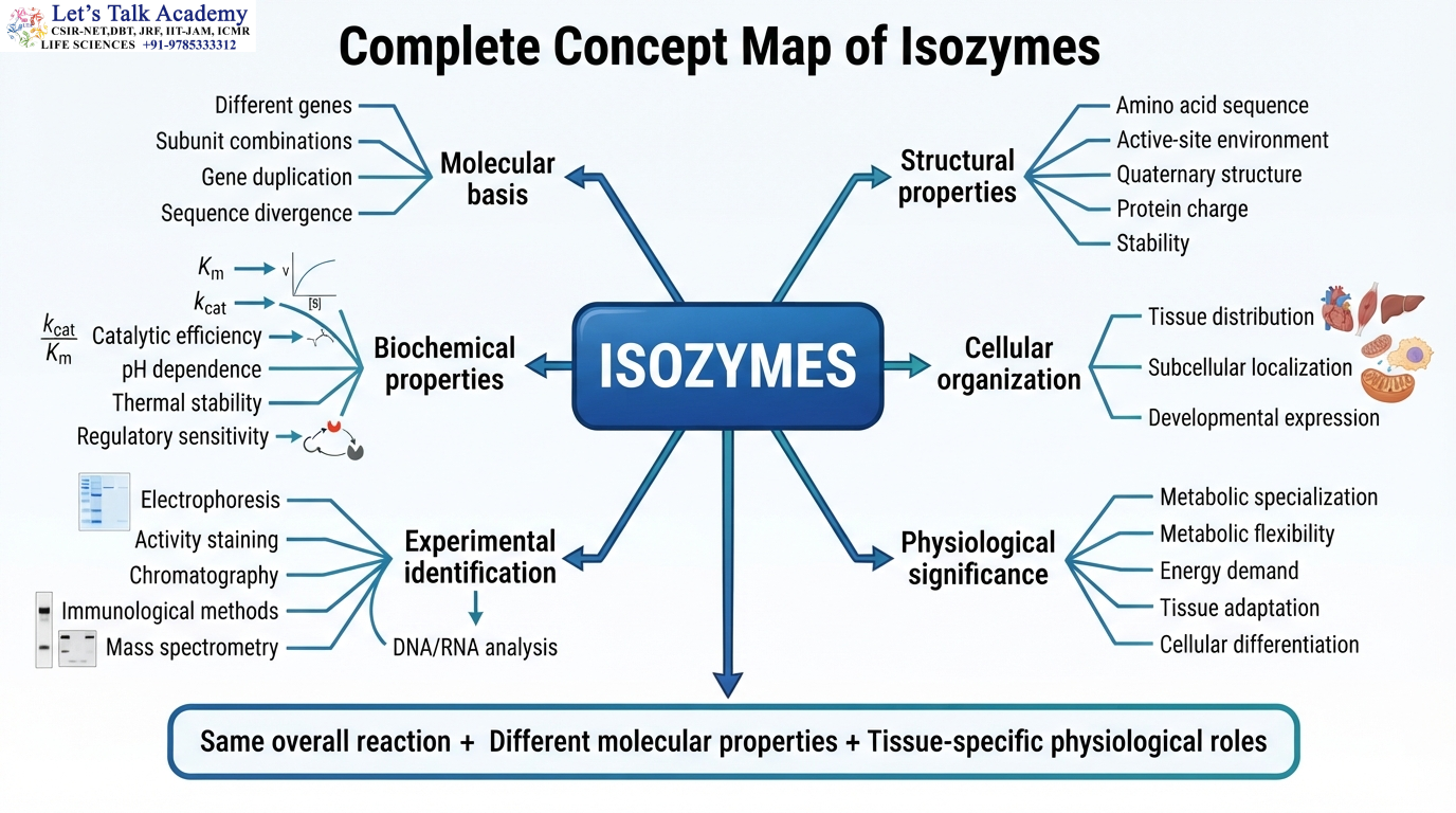 Complete Concept Map of Isozymes