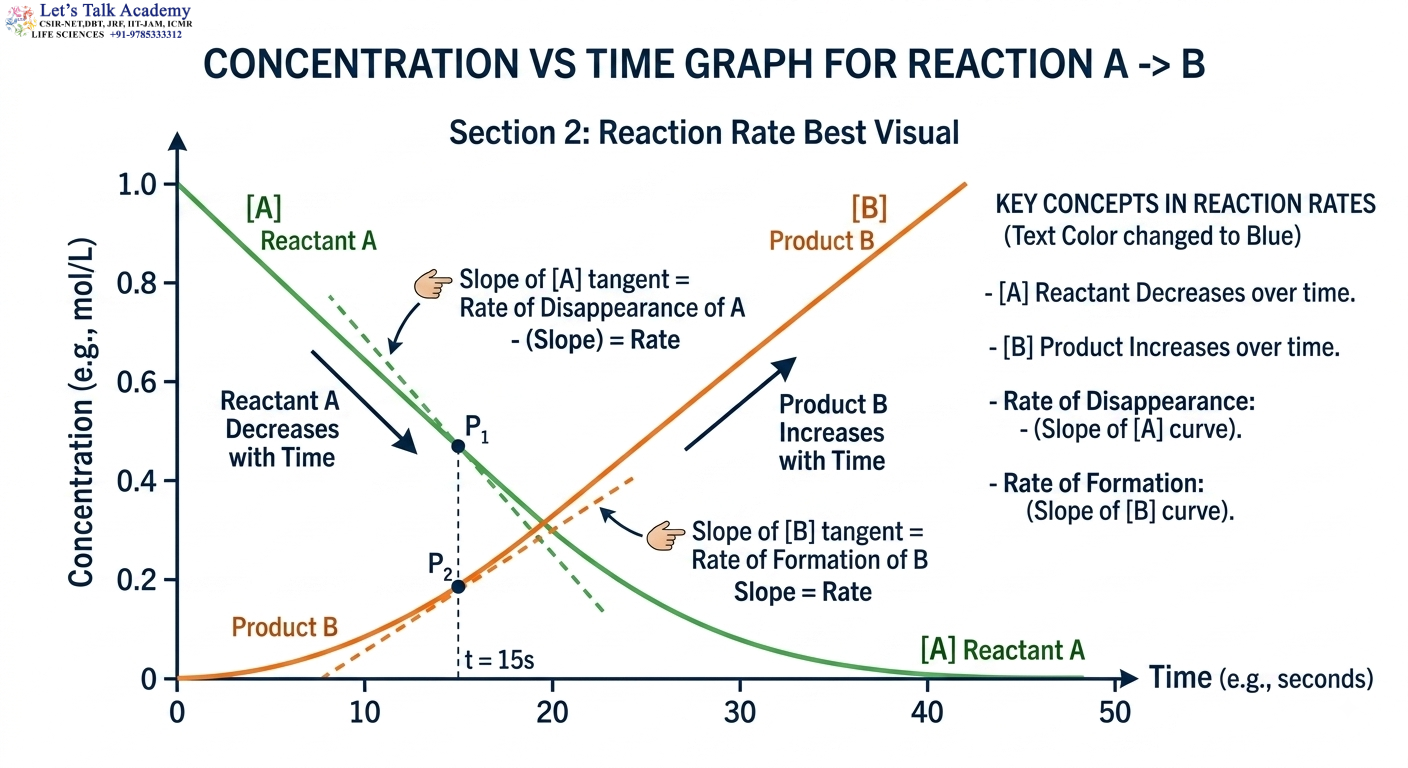Concentration vs Time graph