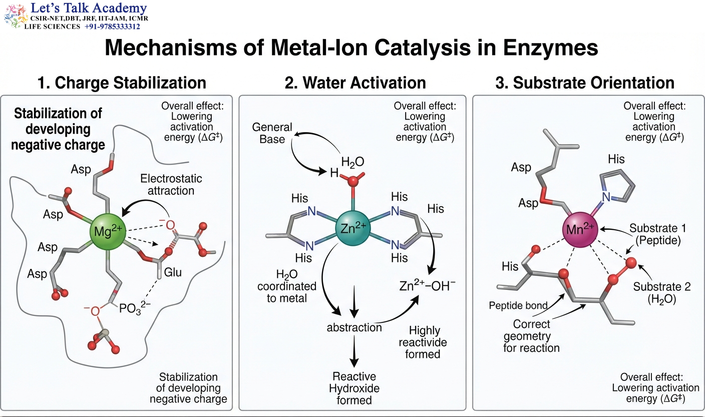 Mechanisms of Metal-Ion Catalysis in Enzymes